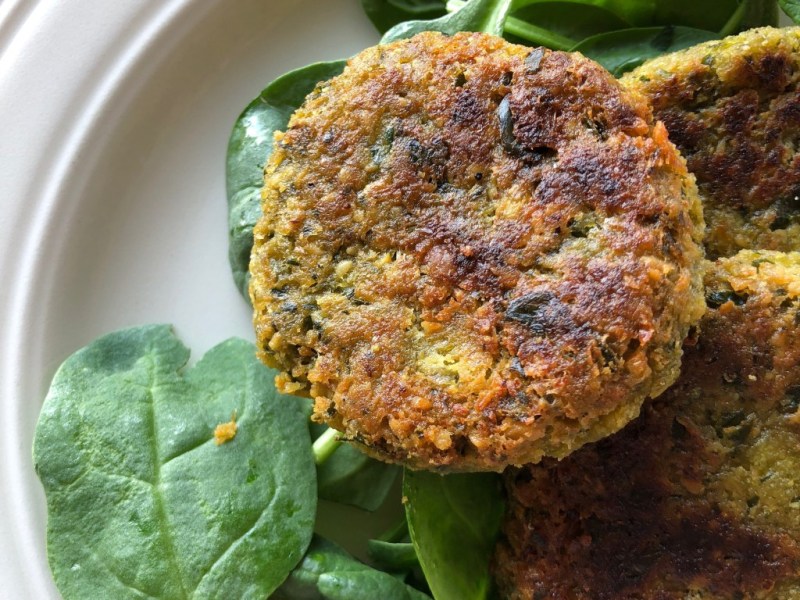 Quick veggie patties